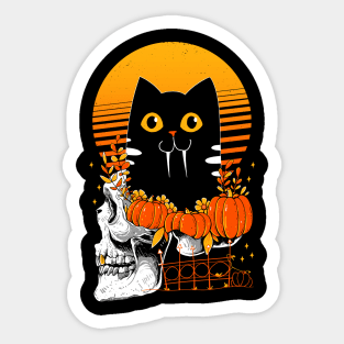 Halloween Cat Sticker